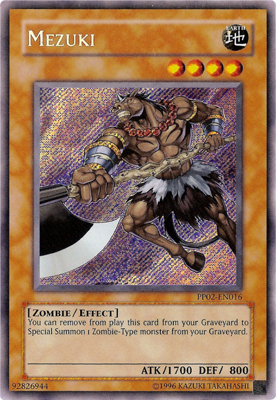 Mezuki [PP02-EN016] Secret Rare | Jomio and Rueliete's Cards and Comics