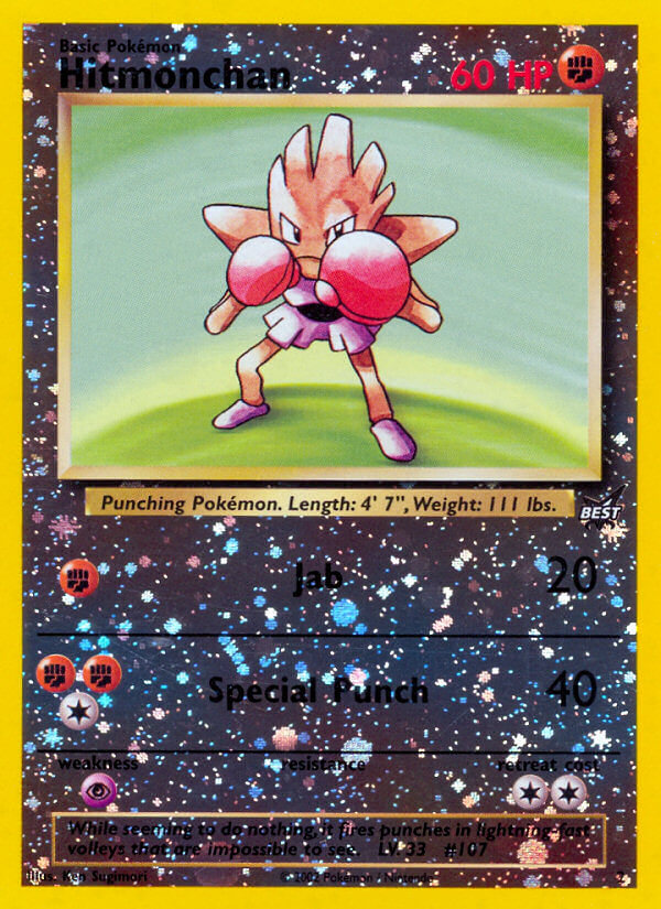 Hitmonchan (2) [Best of Promos] | Jomio and Rueliete's Cards and Comics