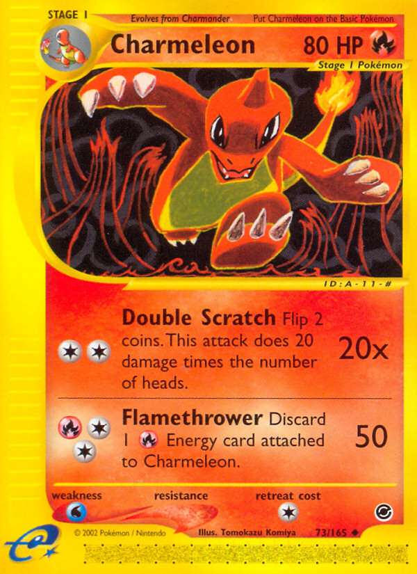 Charmeleon (73/165) [Expedition: Base Set] | Jomio and Rueliete's Cards and Comics