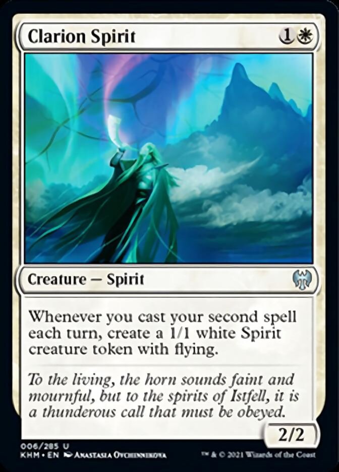 Clarion Spirit [Kaldheim] | Jomio and Rueliete's Cards and Comics