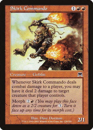 Skirk Commando [Onslaught] | Jomio and Rueliete's Cards and Comics