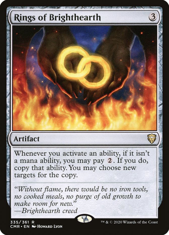 Rings of Brighthearth [Commander Legends] | Jomio and Rueliete's Cards and Comics