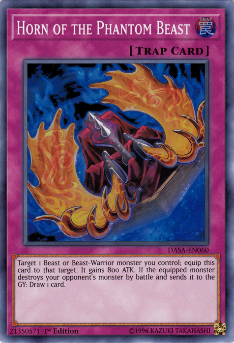 Horn of the Phantom Beast [DASA-EN060] Super Rare | Jomio and Rueliete's Cards and Comics