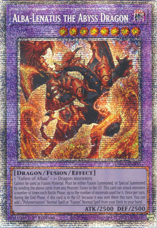 Alba-Lenatus the Abyss Dragon [DIFO-EN035] Starlight Rare | Jomio and Rueliete's Cards and Comics