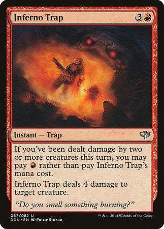 Inferno Trap [Duel Decks: Speed vs. Cunning] | Jomio and Rueliete's Cards and Comics