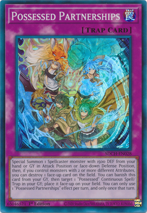 Possessed Partnerships [SDCH-EN028] Super Rare | Jomio and Rueliete's Cards and Comics