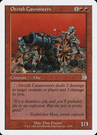 Orcish Cannoneers [Deckmasters] | Jomio and Rueliete's Cards and Comics