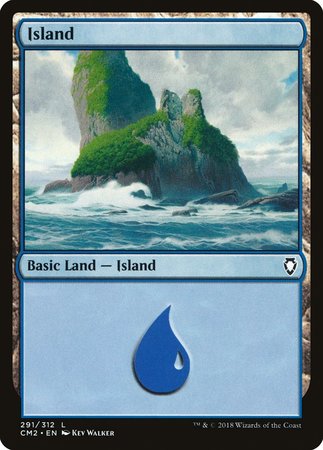 Island (291) [Commander Anthology Volume II] | Jomio and Rueliete's Cards and Comics