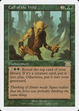 Call of the Wild [Classic Sixth Edition] | Jomio and Rueliete's Cards and Comics