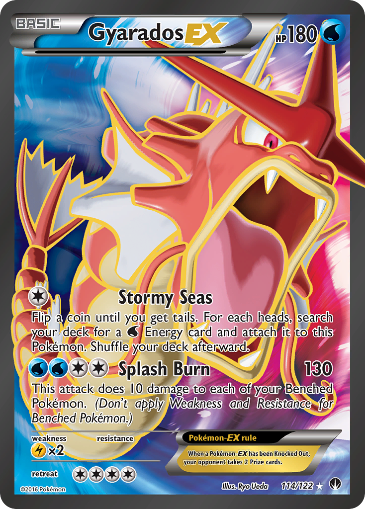 Gyarados EX (114/122) [XY: BREAKpoint] | Jomio and Rueliete's Cards and Comics