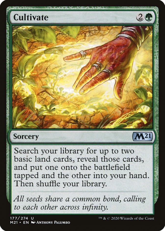 Cultivate [Core Set 2021] | Jomio and Rueliete's Cards and Comics