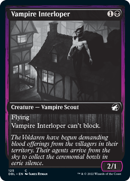 Vampire Interloper [Innistrad: Double Feature] | Jomio and Rueliete's Cards and Comics