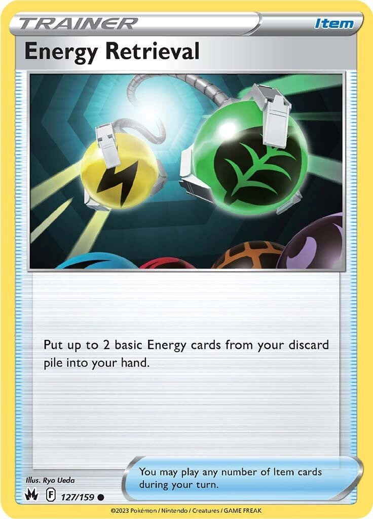 Energy Retrieval (127/159) [Sword & Shield: Crown Zenith] | Jomio and Rueliete's Cards and Comics