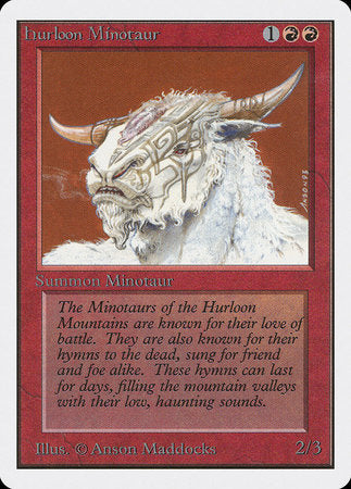 Hurloon Minotaur [Unlimited Edition] | Jomio and Rueliete's Cards and Comics