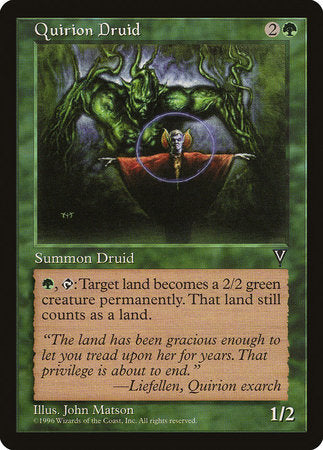 Quirion Druid [Visions] | Jomio and Rueliete's Cards and Comics