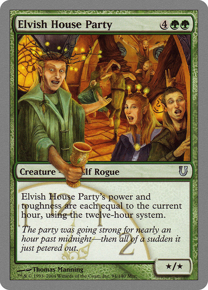 Elvish House Party [Unhinged] | Jomio and Rueliete's Cards and Comics