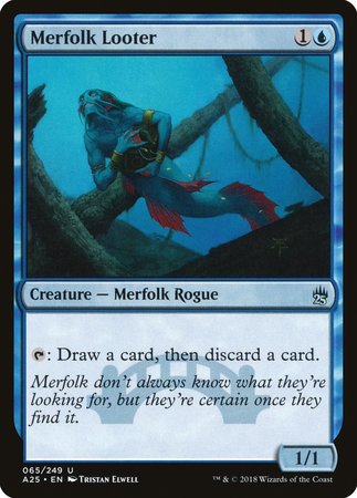 Merfolk Looter [Masters 25] | Jomio and Rueliete's Cards and Comics
