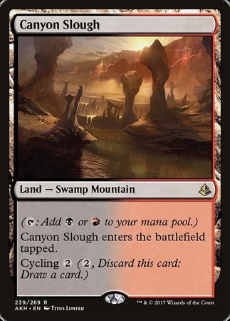 Canyon Slough [Amonkhet] | Jomio and Rueliete's Cards and Comics