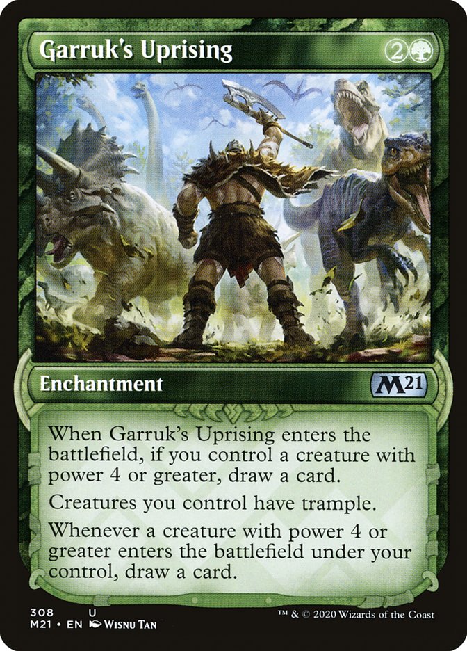 Garruk's Uprising (Showcase) [Core Set 2021] | Jomio and Rueliete's Cards and Comics