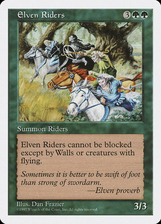 Elven Riders [Fifth Edition] | Jomio and Rueliete's Cards and Comics