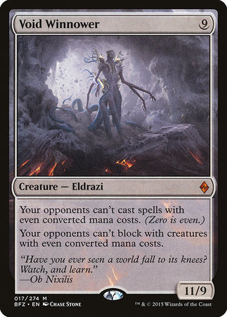 Void Winnower [Battle for Zendikar] | Jomio and Rueliete's Cards and Comics