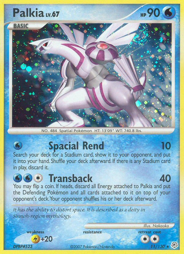 Palkia (11/130) [Diamond & Pearl: Base Set] | Jomio and Rueliete's Cards and Comics
