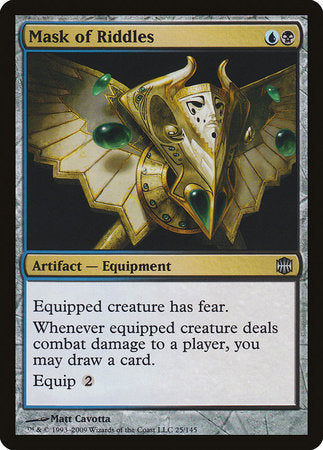 Mask of Riddles [Alara Reborn] | Jomio and Rueliete's Cards and Comics