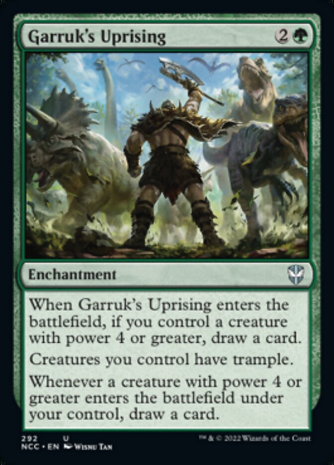 Garruk's Uprising [Streets of New Capenna Commander] | Jomio and Rueliete's Cards and Comics