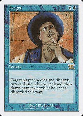 Forget [Classic Sixth Edition] | Jomio and Rueliete's Cards and Comics