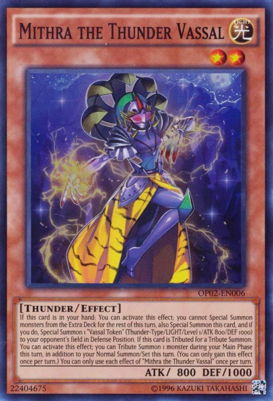 Mithra the Thunder Vassal [OP02-EN006] Super Rare | Jomio and Rueliete's Cards and Comics