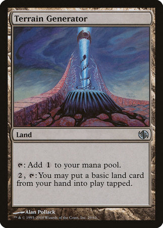 Terrain Generator [Duel Decks: Jace vs. Chandra] | Jomio and Rueliete's Cards and Comics
