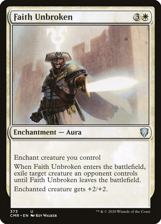Faith Unbroken [Commander Legends] | Jomio and Rueliete's Cards and Comics