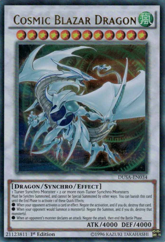 Cosmic Blazar Dragon [DUSA-EN034] Ultra Rare | Jomio and Rueliete's Cards and Comics