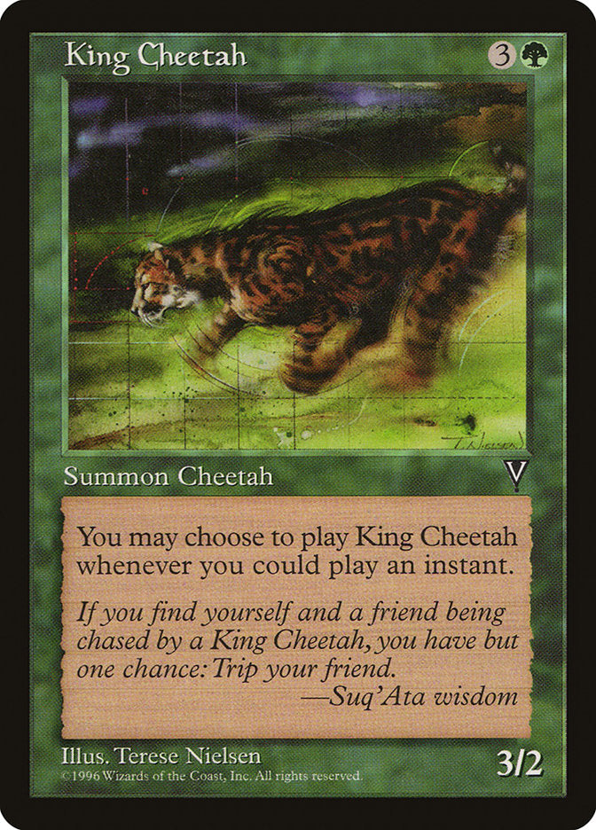 King Cheetah [Visions] | Jomio and Rueliete's Cards and Comics