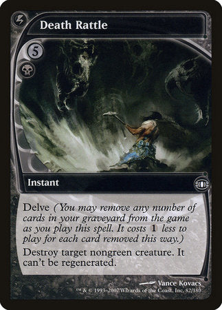 Death Rattle [Future Sight] | Jomio and Rueliete's Cards and Comics