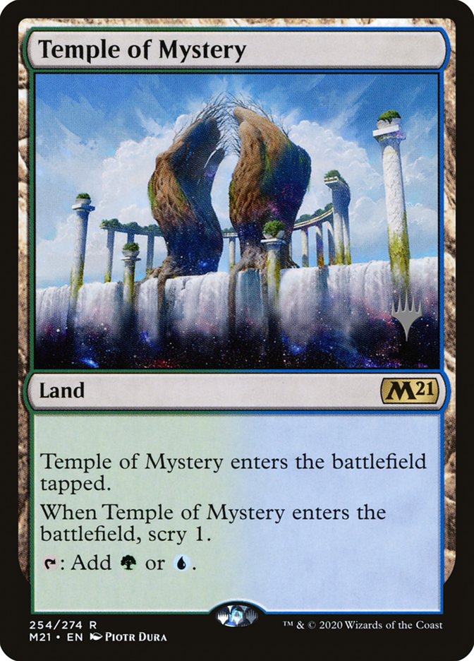 Temple of Mystery (Promo Pack) [Core Set 2021 Promos] | Jomio and Rueliete's Cards and Comics