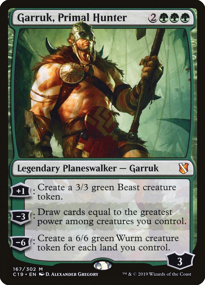 Garruk, Primal Hunter [Commander 2019] | Jomio and Rueliete's Cards and Comics