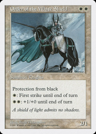 Order of the White Shield [Fifth Edition] | Jomio and Rueliete's Cards and Comics