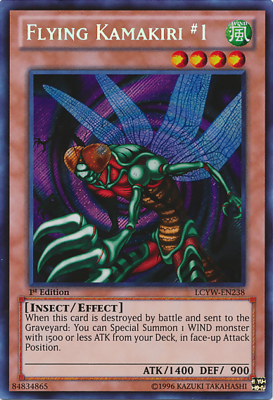 Flying Kamakiri #1 [LCYW-EN238] Secret Rare | Jomio and Rueliete's Cards and Comics