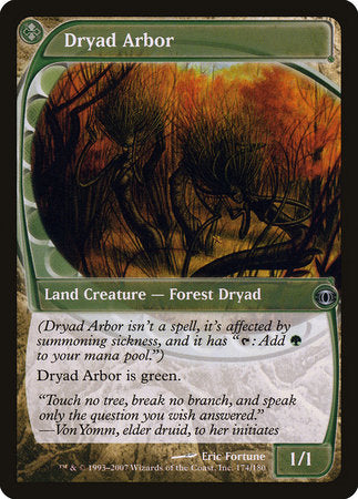 Dryad Arbor [Future Sight] | Jomio and Rueliete's Cards and Comics