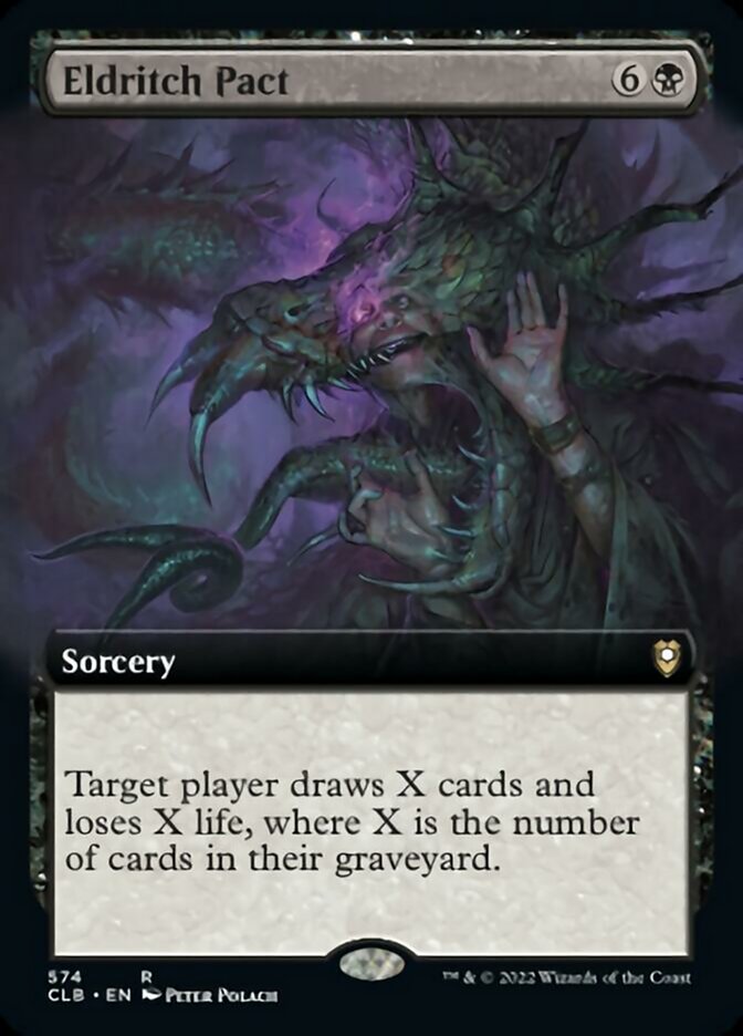 Eldritch Pact (Extended Art) [Commander Legends: Battle for Baldur's Gate] | Jomio and Rueliete's Cards and Comics
