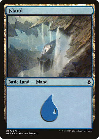 Island (257) [Battle for Zendikar] | Jomio and Rueliete's Cards and Comics