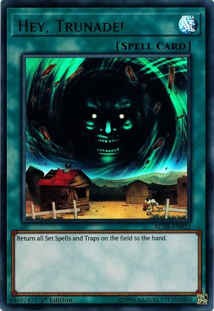 Hey, Trunade! [AC18-EN023] Ultra Rare | Jomio and Rueliete's Cards and Comics