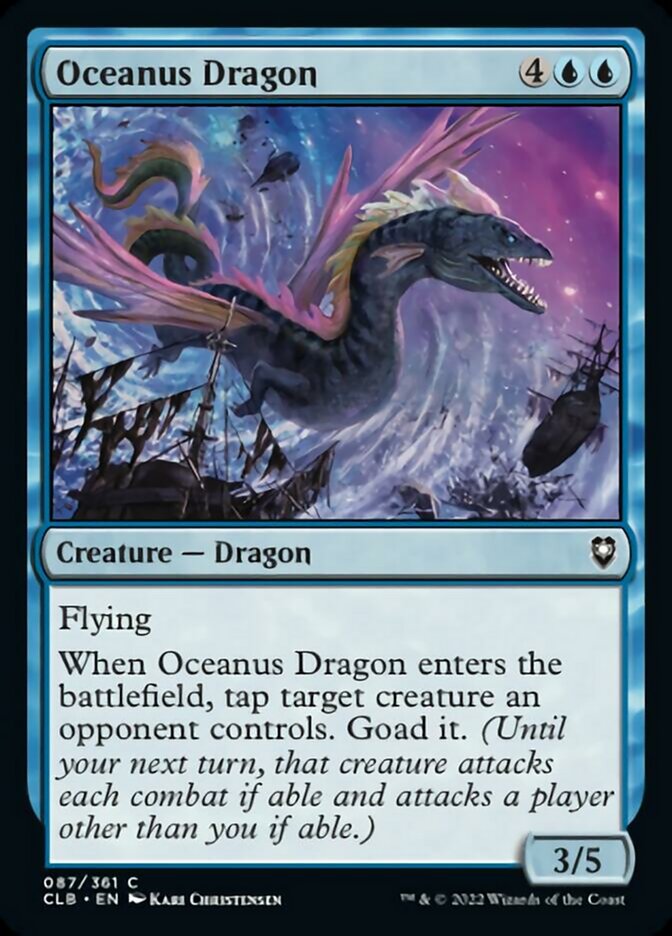 Oceanus Dragon [Commander Legends: Battle for Baldur's Gate] | Jomio and Rueliete's Cards and Comics