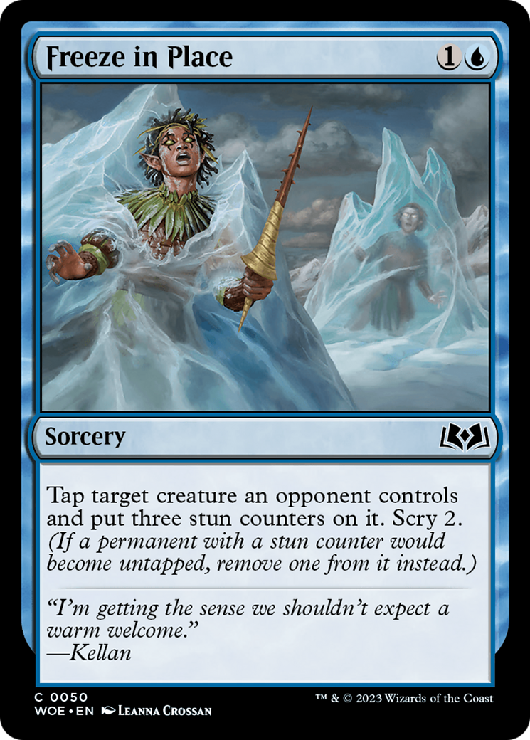 Freeze in Place [Wilds of Eldraine] | Jomio and Rueliete's Cards and Comics