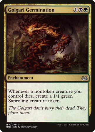 Golgari Germination [Modern Masters 2017] | Jomio and Rueliete's Cards and Comics