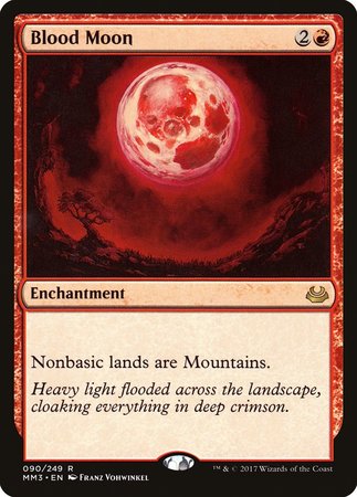 Blood Moon [Modern Masters 2017] | Jomio and Rueliete's Cards and Comics