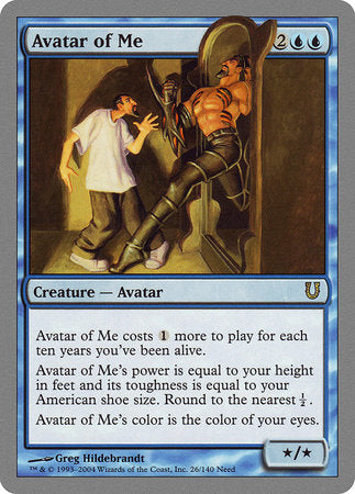 Avatar of Me [Unhinged] | Jomio and Rueliete's Cards and Comics