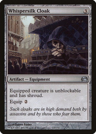 Whispersilk Cloak [Planechase 2012] | Jomio and Rueliete's Cards and Comics