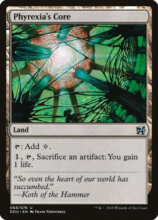 Phyrexia's Core [Duel Decks: Elves vs. Inventors] | Jomio and Rueliete's Cards and Comics